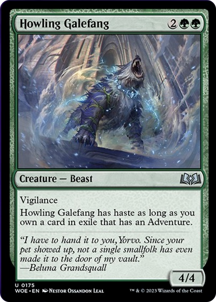 Howling Galefang [Wilds of Eldraine] | Gaming Infinity