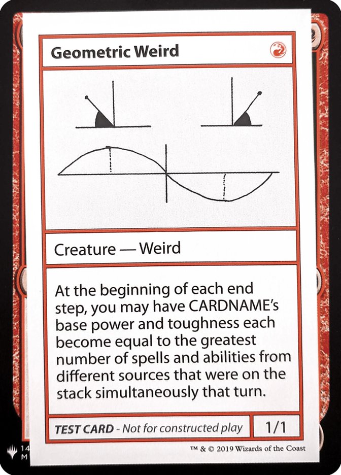 Geometric Weird [Mystery Booster Playtest Cards] | Gaming Infinity