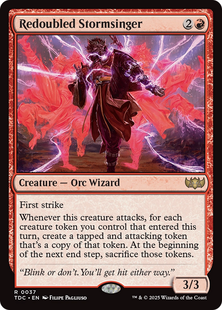 Redoubled Stormsinger [Tarkir: Dragonstorm Commander] | Gaming Infinity