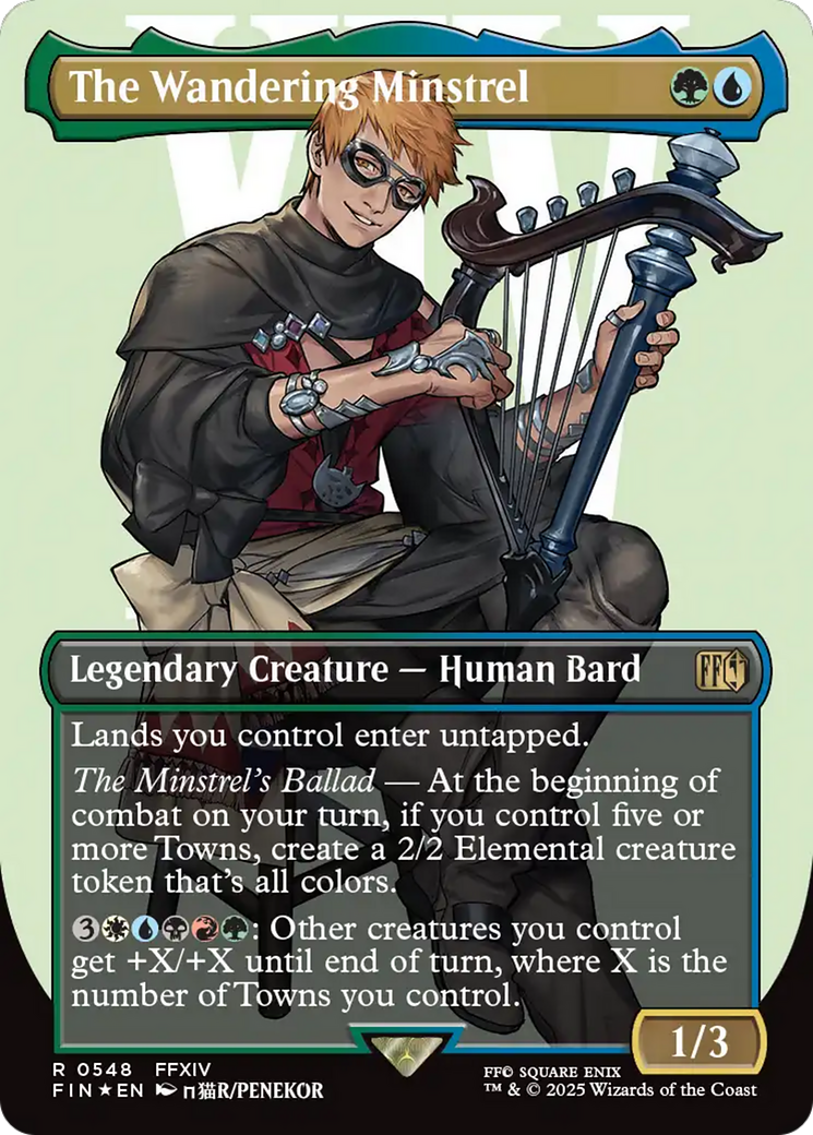 The Wandering Minstrel (Borderless) (Surge Foil) [FINAL FANTASY] | Gaming Infinity
