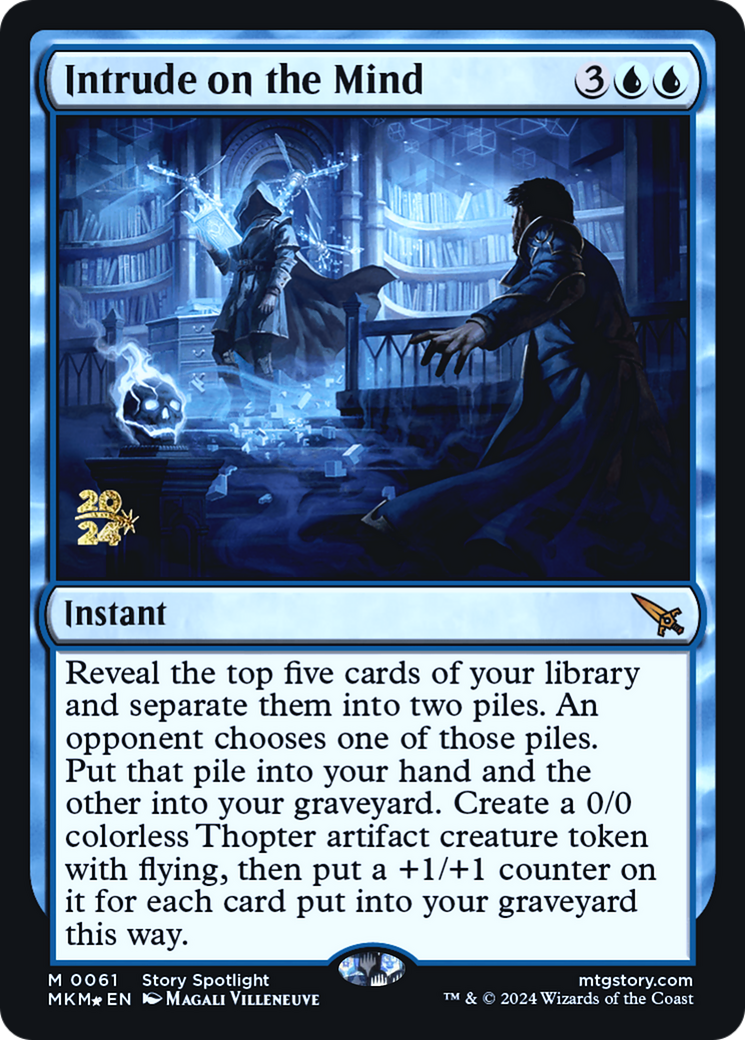 Intrude on the Mind [Murders at Karlov Manor Prerelease Promos] | Gaming Infinity