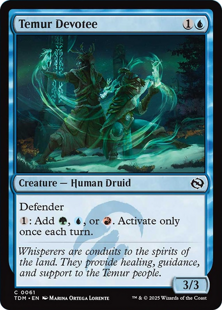 Temur Devotee [Tarkir: Dragonstorm] | Gaming Infinity