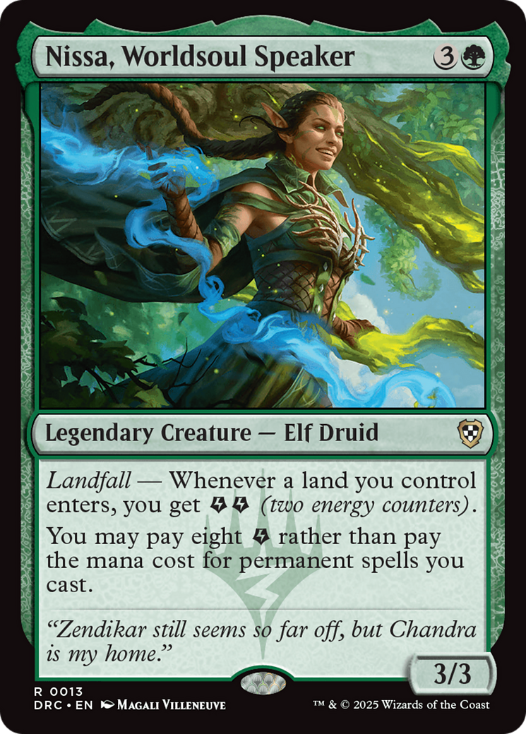 Nissa, Worldsoul Speaker [Aetherdrift Commander] | Gaming Infinity