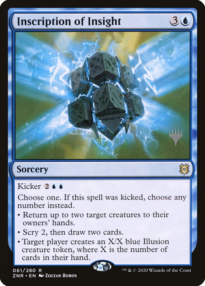 Inscription of Insight (Promo Pack) [Zendikar Rising Promos] | Gaming Infinity