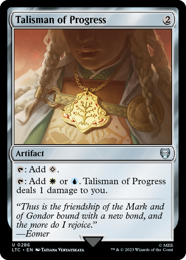 Talisman of Progress [The Lord of the Rings: Tales of Middle-Earth Commander] | Gaming Infinity