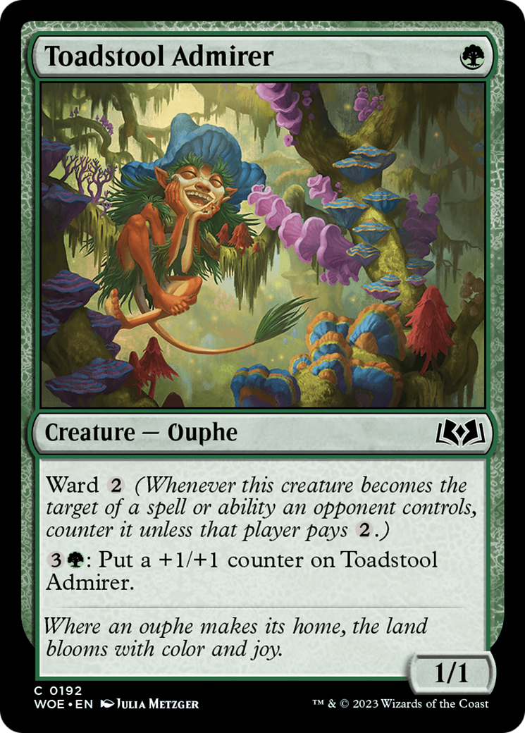 Toadstool Admirer [Wilds of Eldraine] | Gaming Infinity