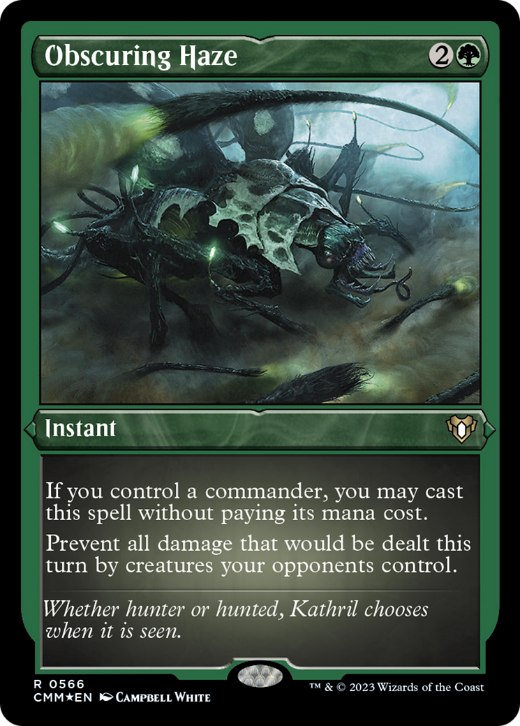 Obscuring Haze (Foil Etched) [Commander Masters] | Gaming Infinity
