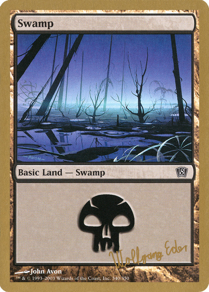 Swamp (we340) (Wolfgang Eder) [World Championship Decks 2003] | Gaming Infinity