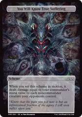 You Will Know True Suffering (Full Art) [Duskmourn: Archenemy] | Gaming Infinity