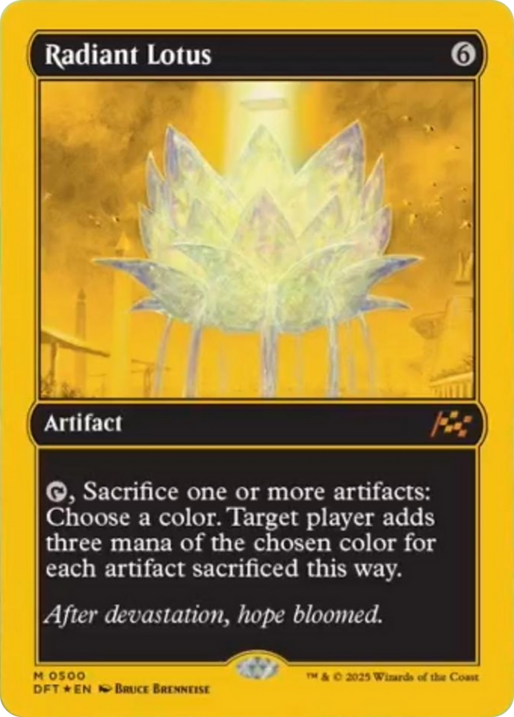 Radiant Lotus (First-Place Foil) [Aetherdrift] | Gaming Infinity