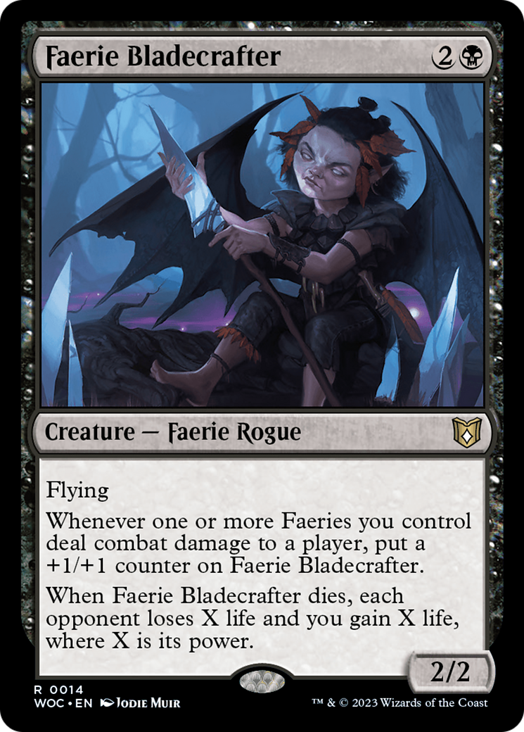 Faerie Bladecrafter [Wilds of Eldraine Commander] | Gaming Infinity