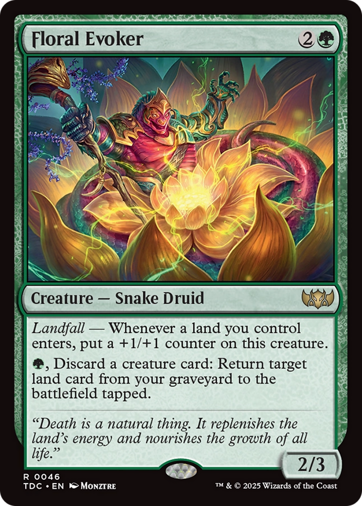 Floral Evoker [Tarkir: Dragonstorm Commander] | Gaming Infinity