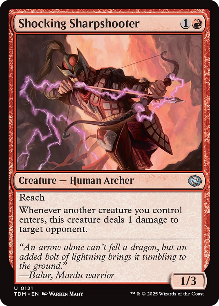 Shocking Sharpshooter [Tarkir: Dragonstorm] | Gaming Infinity