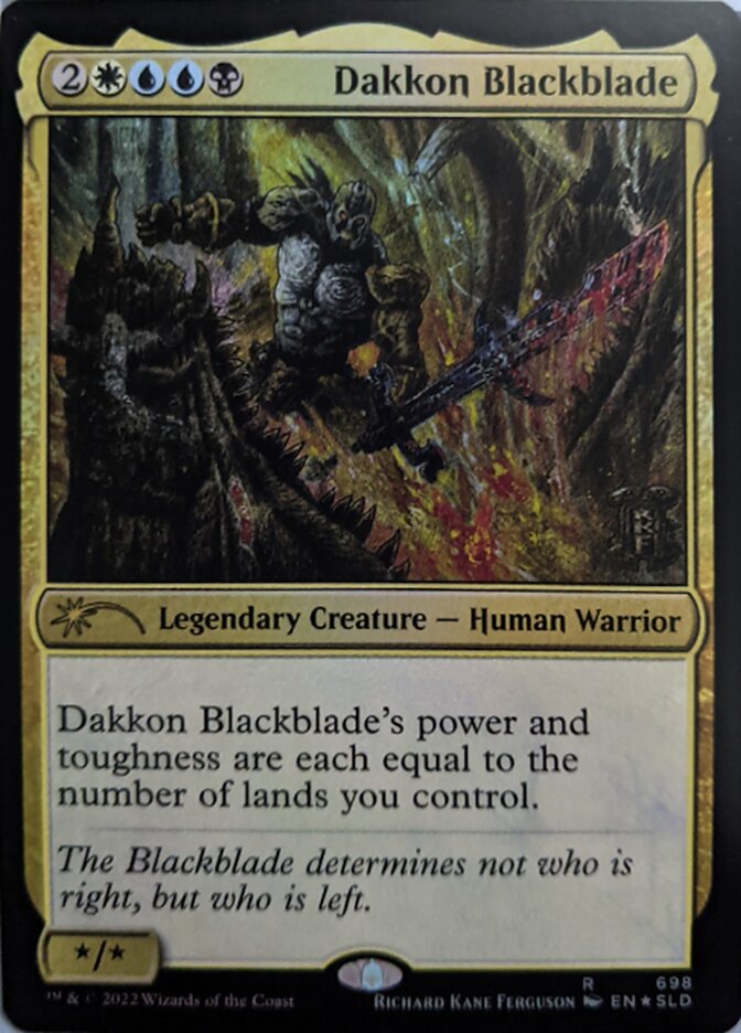 Dakkon Blackblade [Secret Lair Drop Promos] | Gaming Infinity