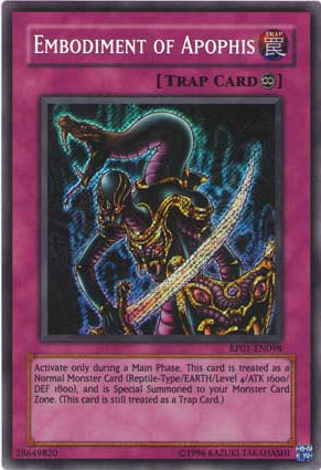 Embodiment of Apophis [RP01-EN098] Secret Rare | Gaming Infinity