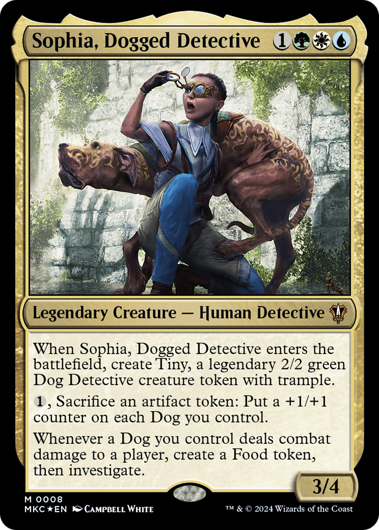 Sophia, Dogged Detective [Murders at Karlov Manor Commander] | Gaming Infinity