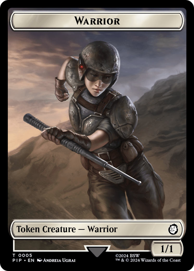 Energy Reserve // Warrior Double-Sided Token [Fallout Tokens] | Gaming Infinity