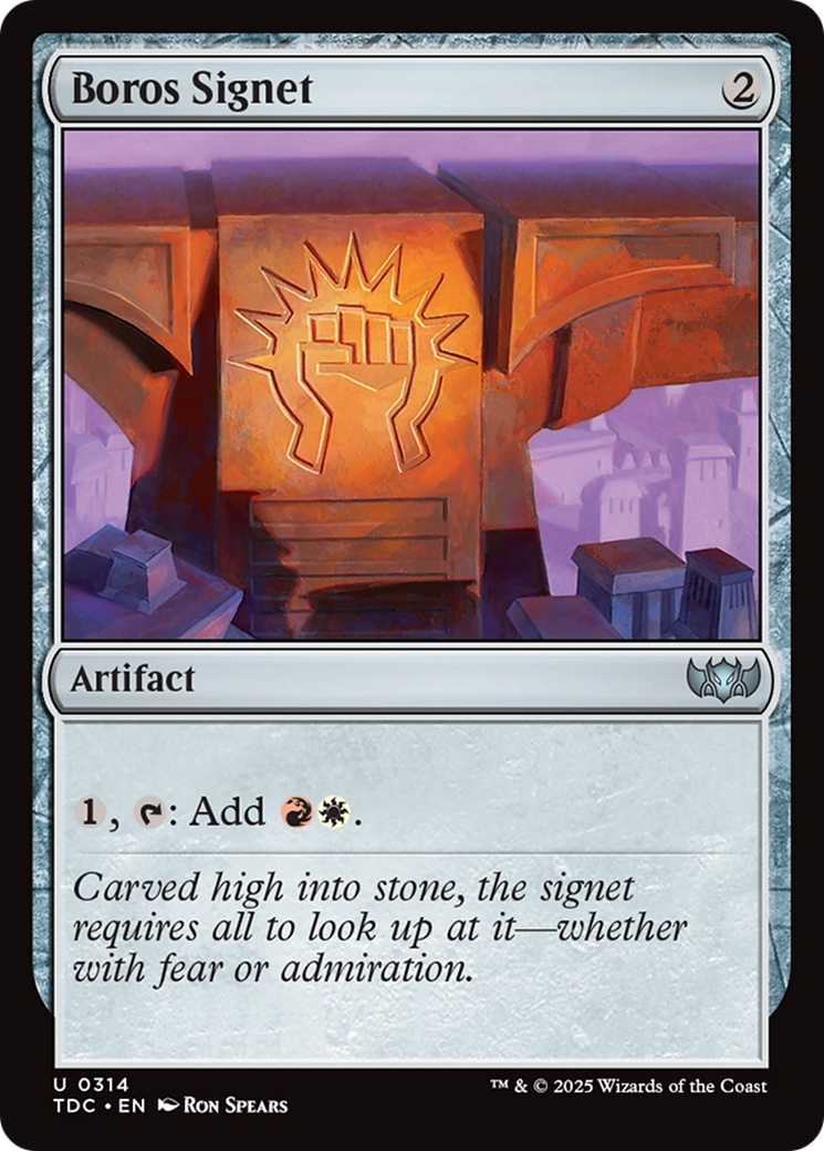 Boros Signet [Tarkir: Dragonstorm Commander] | Gaming Infinity