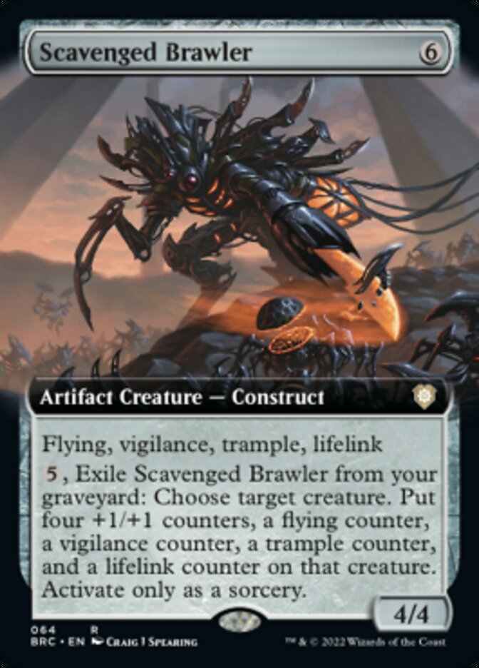 Scavenged Brawler (Extended Art) [The Brothers' War Commander] | Gaming Infinity