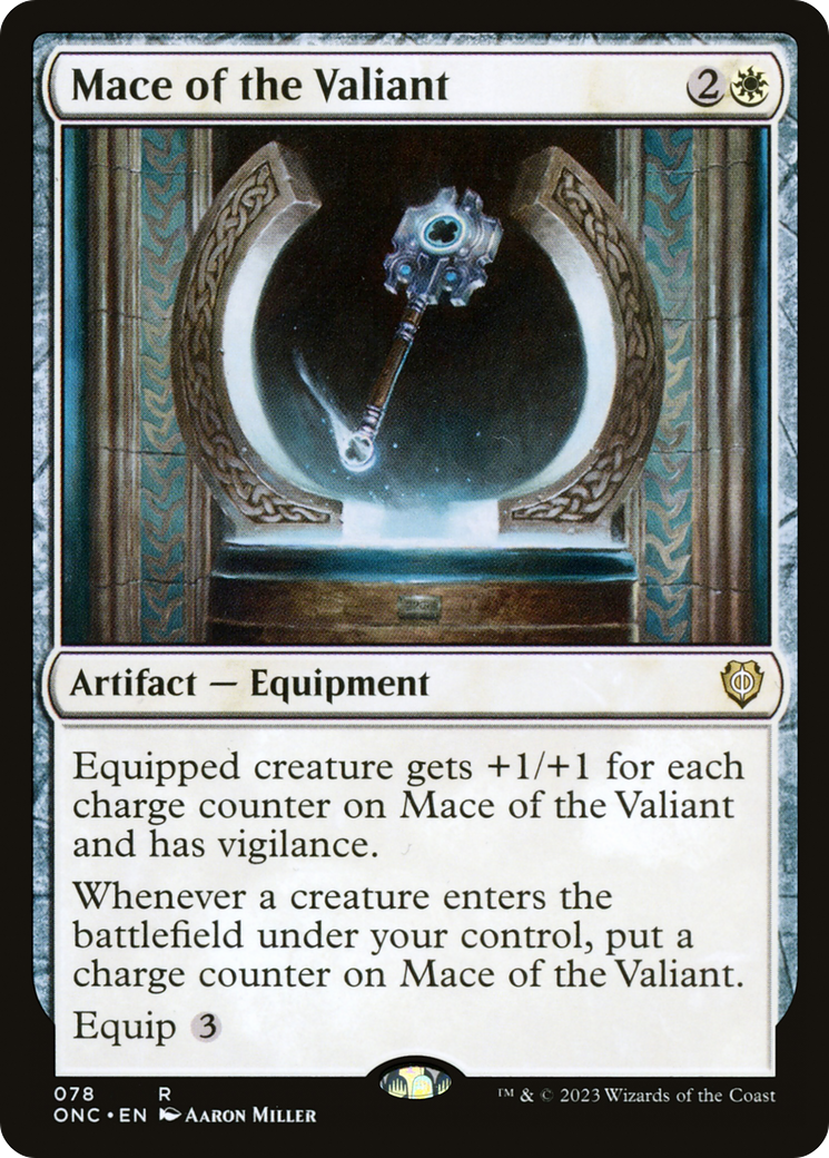 Mace of the Valiant [Phyrexia: All Will Be One Commander] | Gaming Infinity