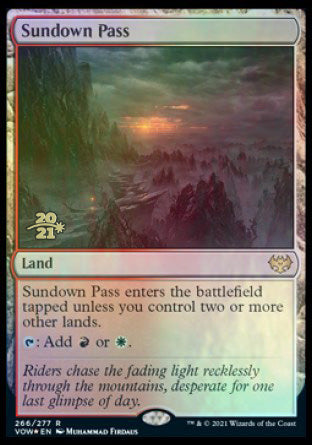 Sundown Pass [Innistrad: Crimson Vow Prerelease Promos] | Gaming Infinity