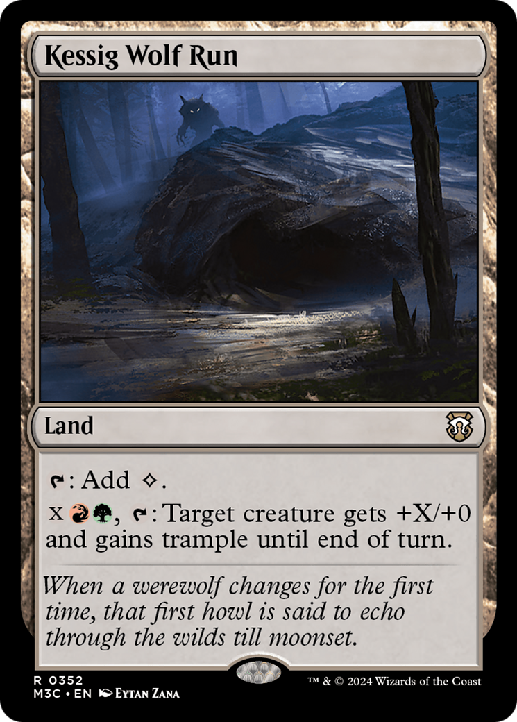 Kessig Wolf Run (Ripple Foil) [Modern Horizons 3 Commander] | Gaming Infinity