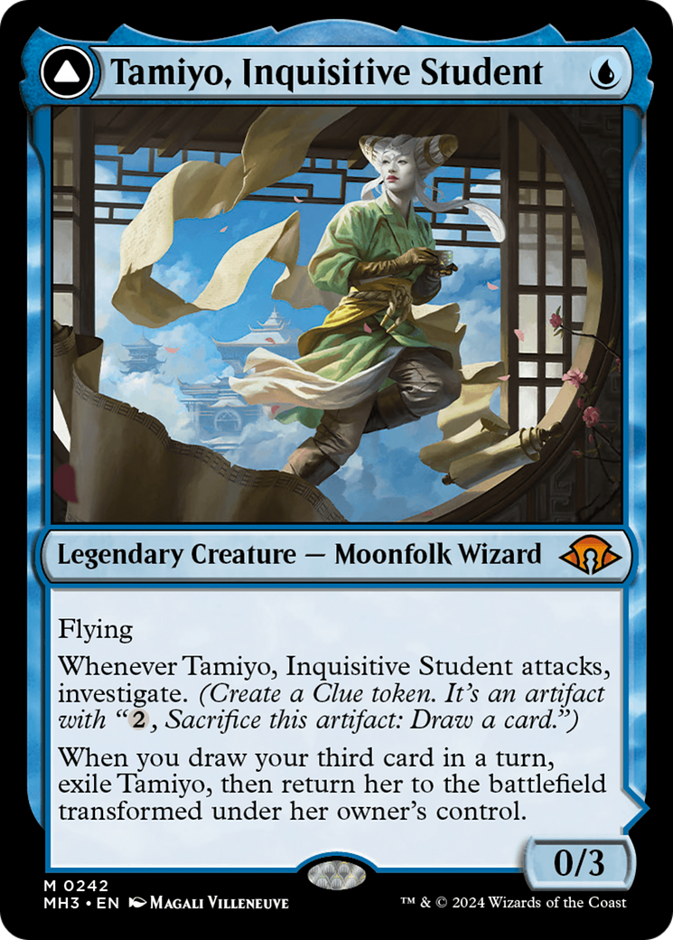 Tamiyo, Inquisitive Student // Tamiyo, Seasoned Scholar [Modern Horizons 3] | Gaming Infinity