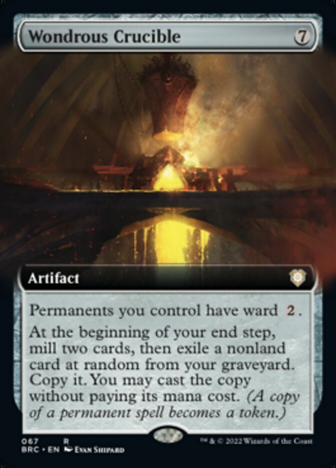 Wondrous Crucible (Extended Art) [The Brothers' War Commander] | Gaming Infinity