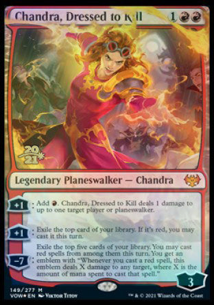 Chandra, Dressed to Kill [Innistrad: Crimson Vow Prerelease Promos] | Gaming Infinity