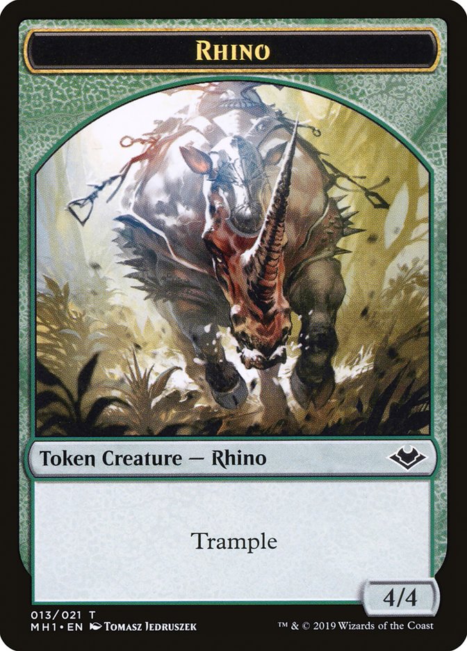 Rhino Token [Modern Horizons Tokens] | Gaming Infinity