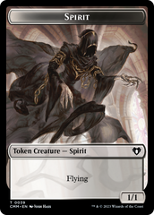 Spirit (0039) // Bird Illusion Double-Sided Token [Commander Masters Tokens] | Gaming Infinity