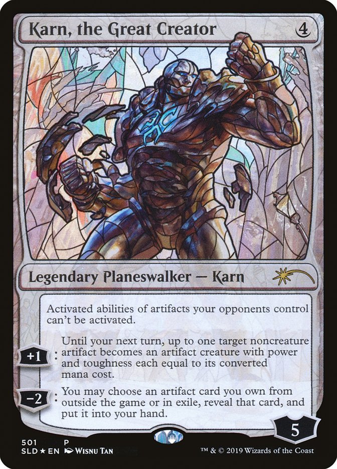 Karn, the Great Creator (Stained Glass) [Secret Lair Drop Promos] | Gaming Infinity