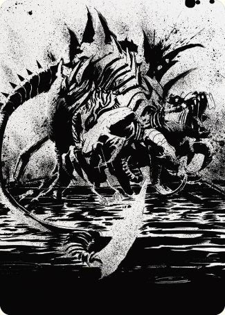 Karumonix, the Rat King Art Card [Phyrexia: All Will Be One Art Series] | Gaming Infinity