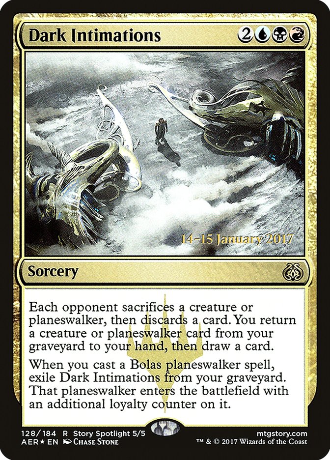 Dark Intimations [Aether Revolt Prerelease Promos] | Gaming Infinity