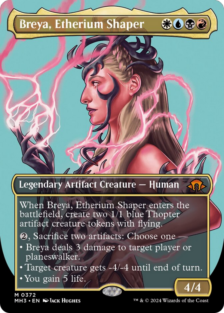 Breya, Etherium Shaper (Borderless) [Modern Horizons 3] | Gaming Infinity