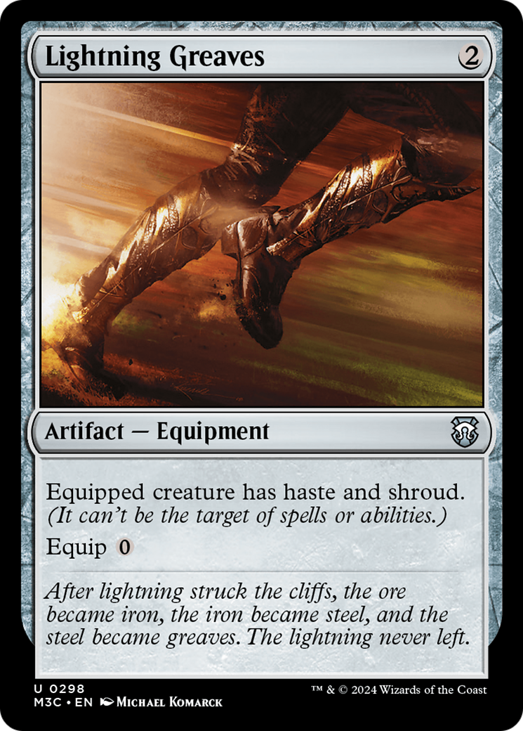 Lightning Greaves [Modern Horizons 3 Commander] | Gaming Infinity