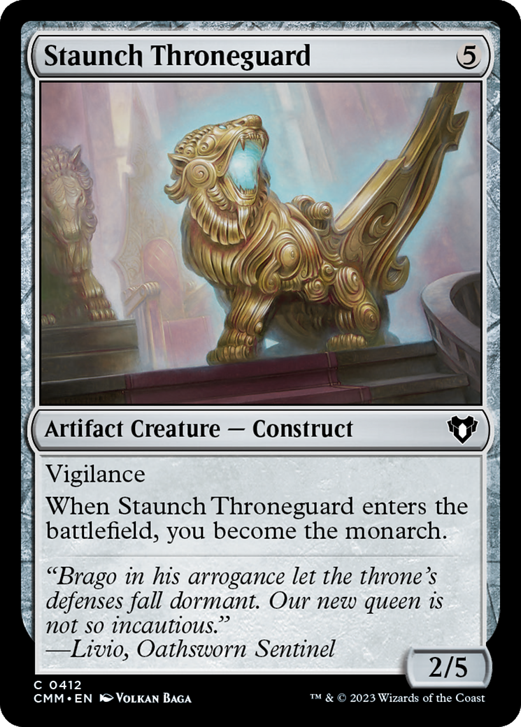 Staunch Throneguard [Commander Masters] | Gaming Infinity