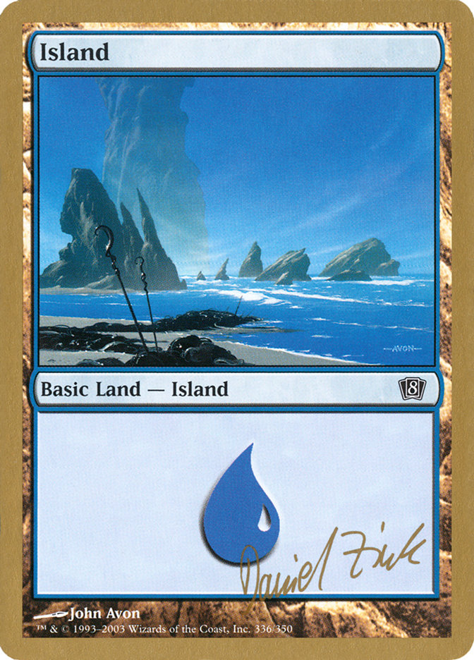 Island (dz336) (Daniel Zink) [World Championship Decks 2003] | Gaming Infinity