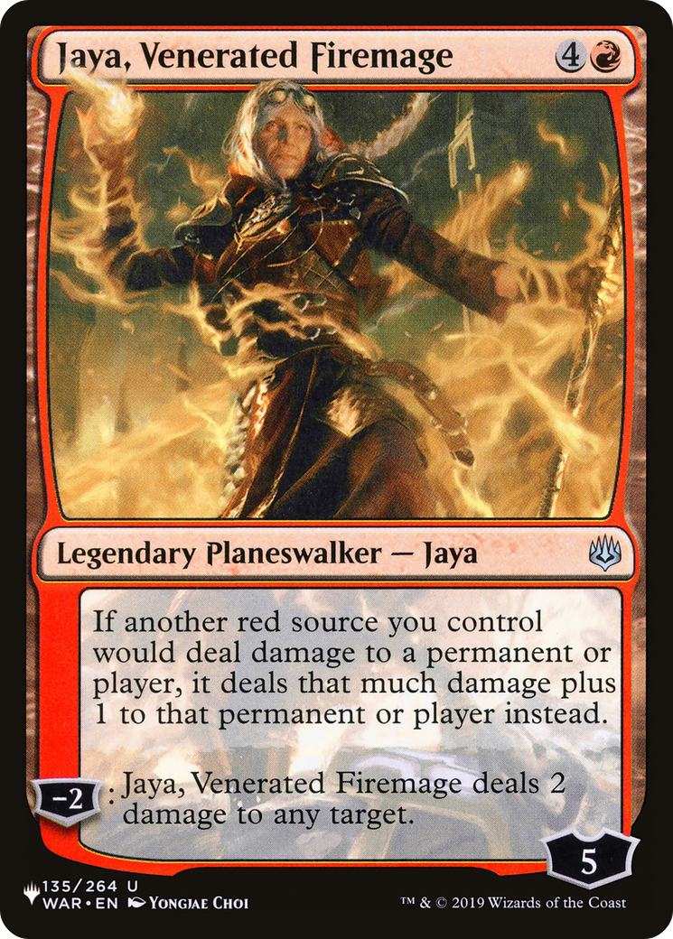 Jaya, Venerated Firemage [The List] | Gaming Infinity