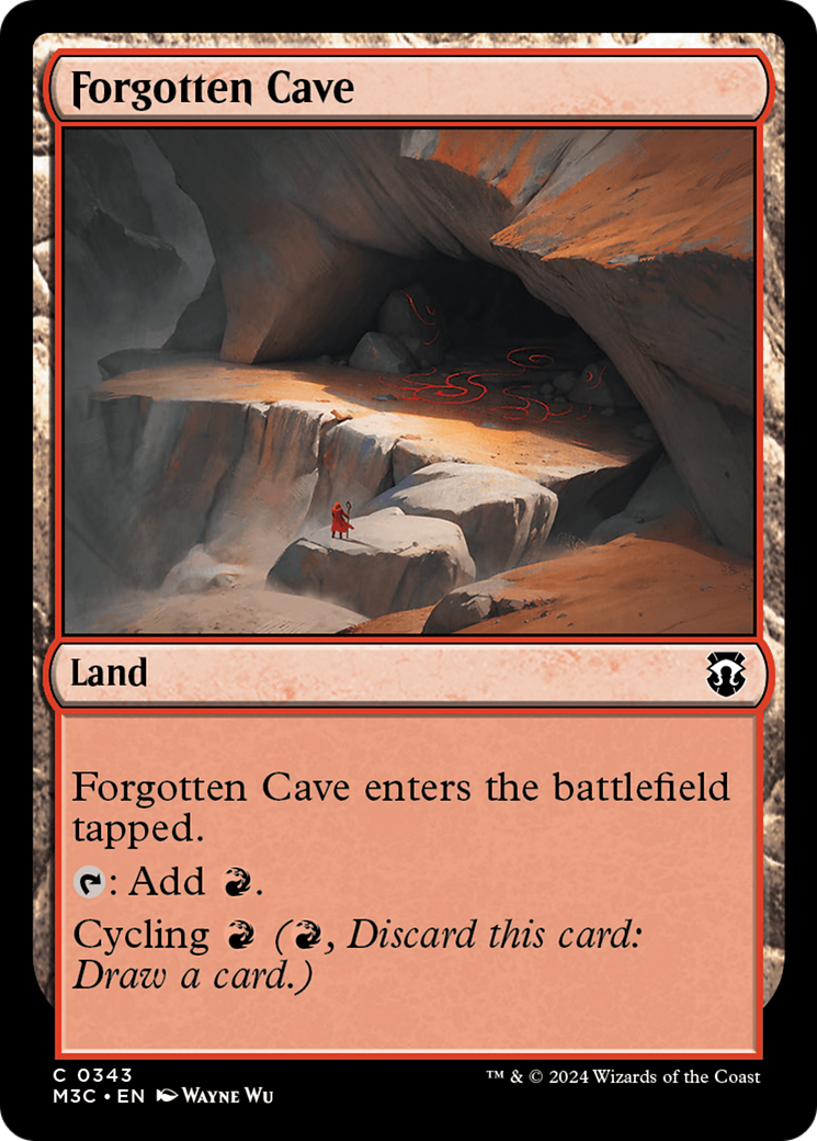 Forgotten Cave (Ripple Foil) [Modern Horizons 3 Commander] | Gaming Infinity