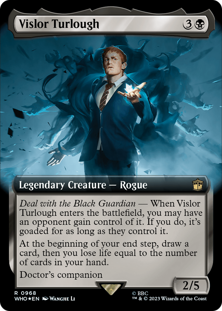 Vislor Turlough (Extended Art) (Surge Foil) [Doctor Who] | Gaming Infinity