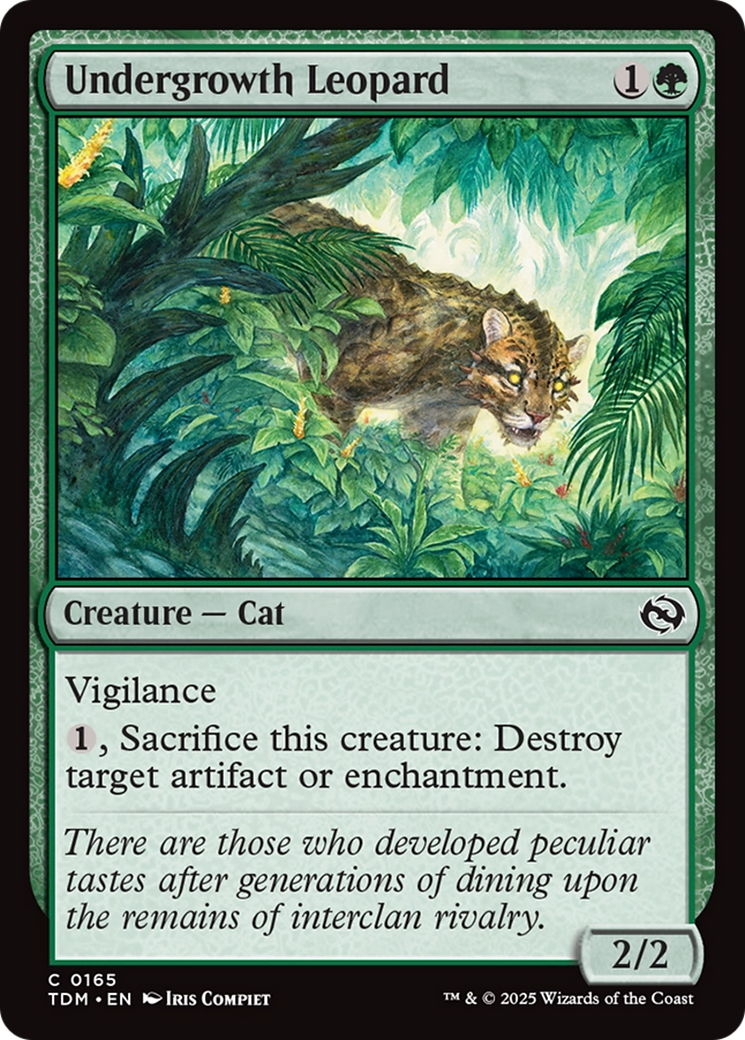Undergrowth Leopard [Tarkir: Dragonstorm] | Gaming Infinity