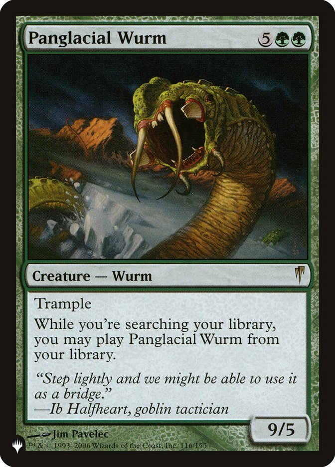 Panglacial Wurm [The List] | Gaming Infinity