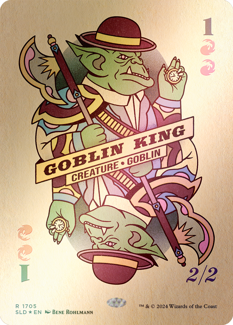 Goblin King (1705) (Rainbow Foil) [Secret Lair Drop Series] | Gaming Infinity