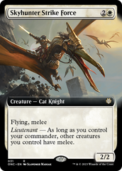 Skyhunter Strike Force (Extended Art) [Phyrexia: All Will Be One Commander] | Gaming Infinity