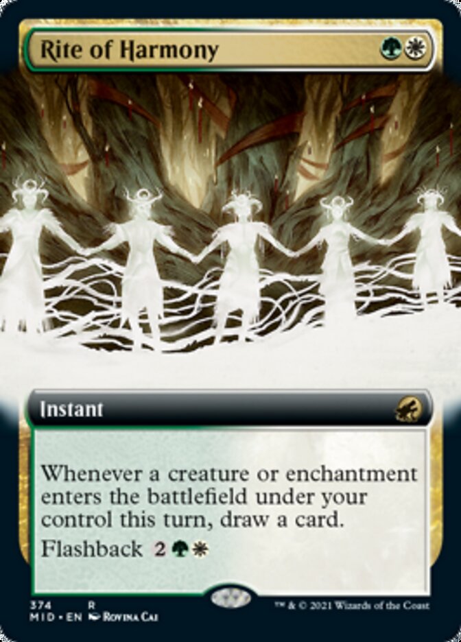 Rite of Harmony (Extended Art) [Innistrad: Midnight Hunt] | Gaming Infinity