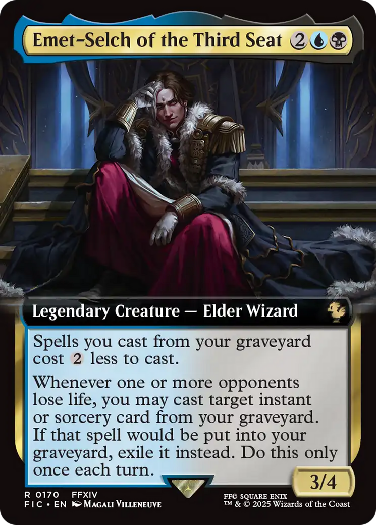 Emet-Selch of the Third Seat (Extended Art) [FINAL FANTASY Commander] | Gaming Infinity