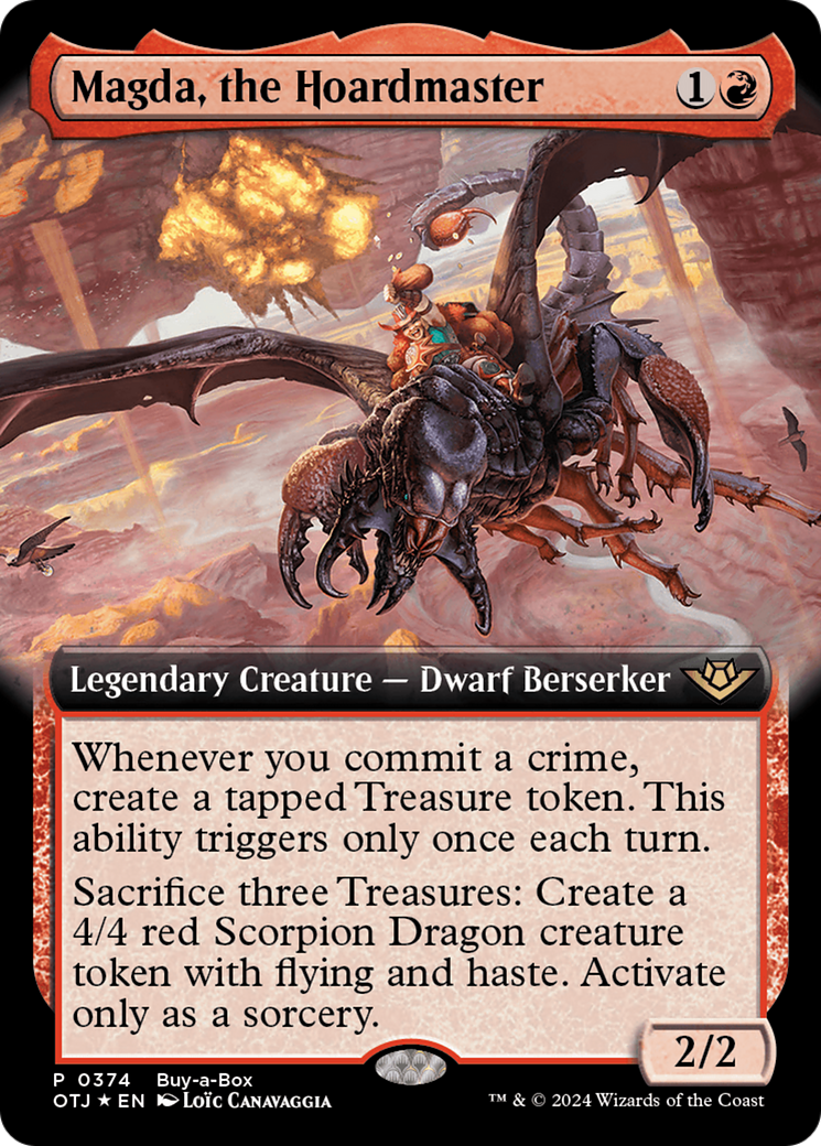 Magda, the Hoardmaster (Buy-A-Box) [Outlaws of Thunder Junction Promos] | Gaming Infinity