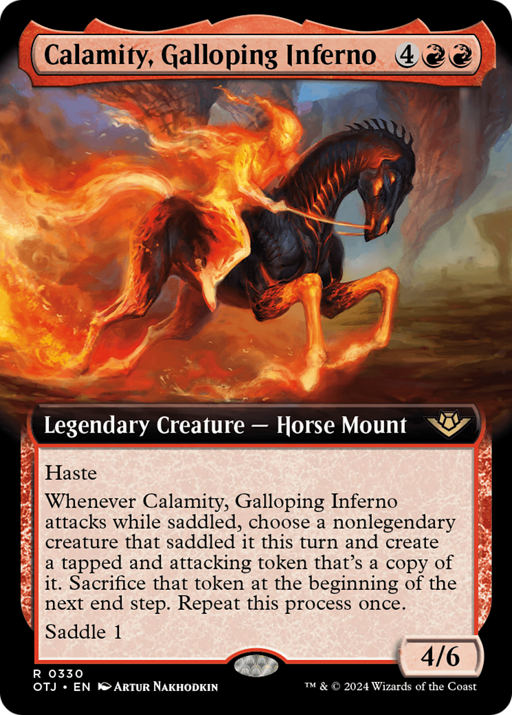 Calamity, Galloping Inferno (Extended Art) [Outlaws of Thunder Junction] | Gaming Infinity