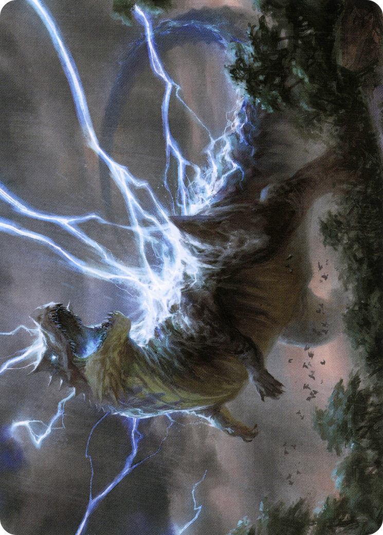 Thrasta, Tempest's Roar Art Card (41) [Modern Horizons 2 Art Series] | Gaming Infinity